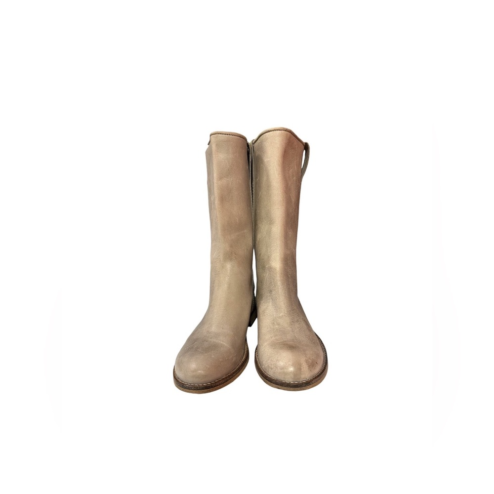 NEW Simone Boots leather mid calf pull on style NWOT